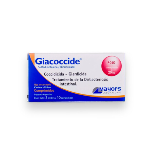 GIACOCCIDE ROJO MAYORS X10 COMPRIMIDOS GIACOCCIDE ROJO MAYORS X10 COMPRIMIDOS