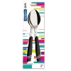 Tropical Set 2 Cucharas Negro/Blanco 22220-56 Tropical Set 2 Cucharas Negro/Blanco 22220-56