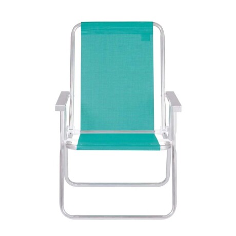 Reposera Silla Alta Plegable en Aluminio Conforto Total Mor Verde