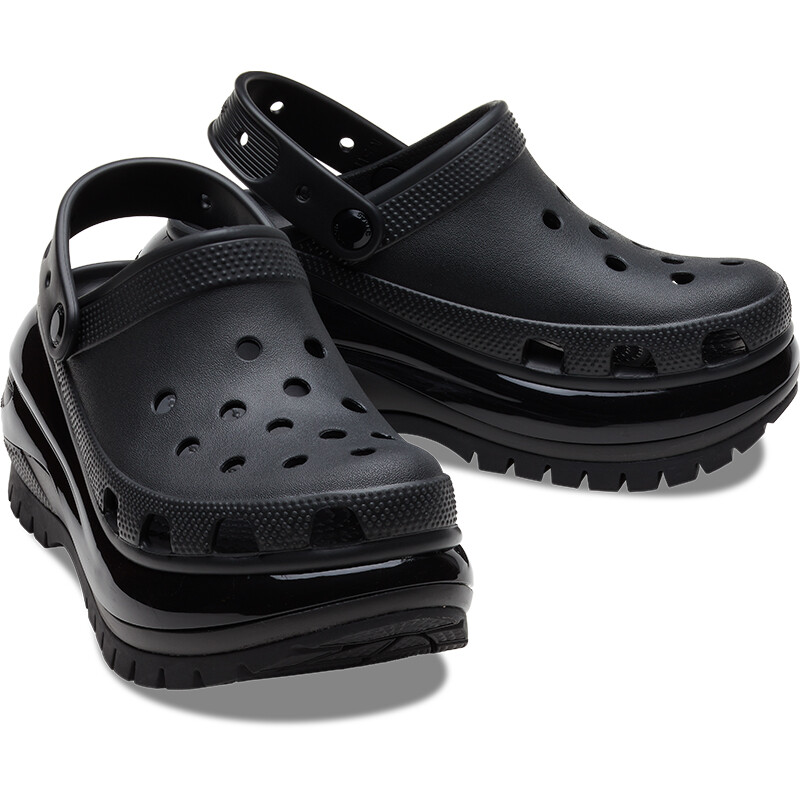 Crocs Classic Mega Crush Negro