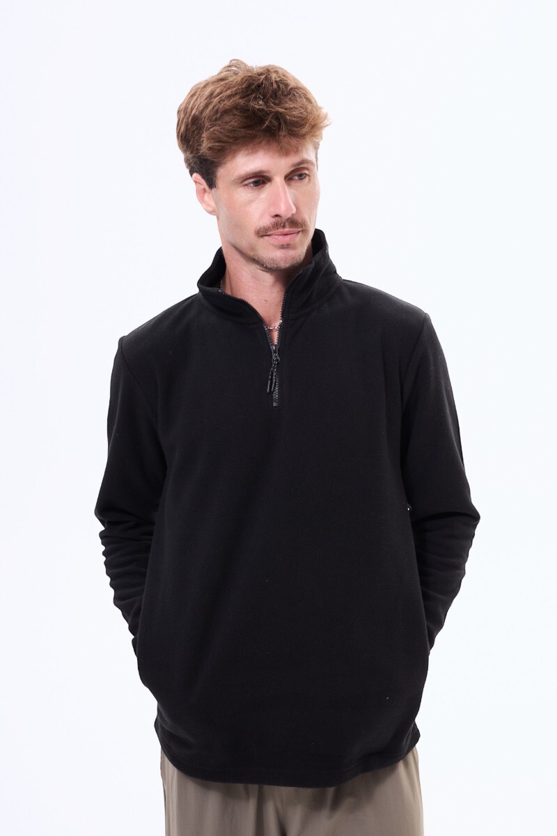 Buzo de micro polar Cesares - Negro 