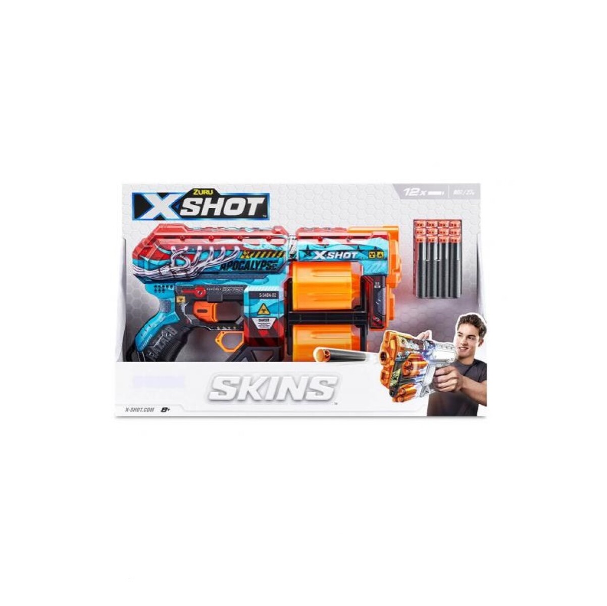 Pistola X Shot Skins Dread 12 Dardos 36517 - 001 