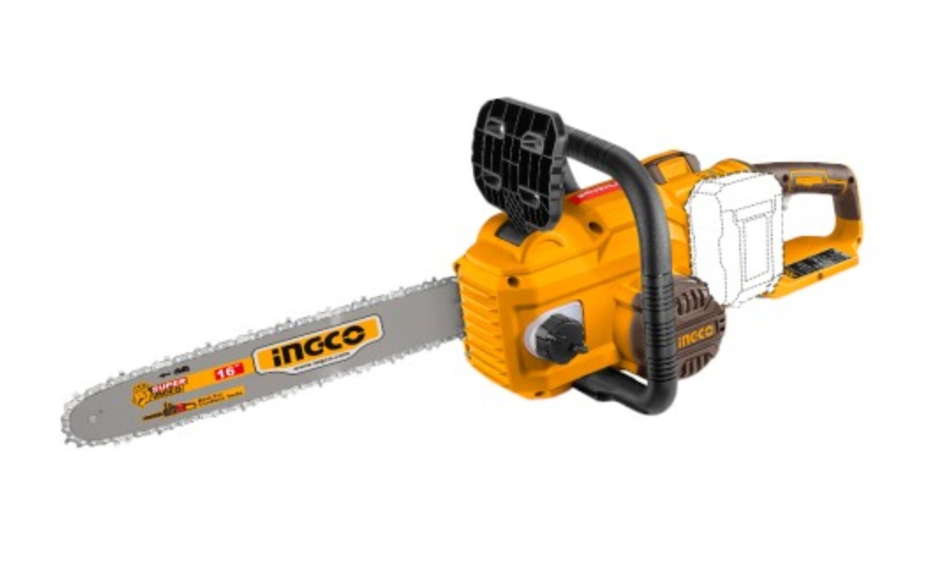 MOTOSIERRA 40V P20S 16 PUL C/BAT C/CARG INGCO CGSLI401682 