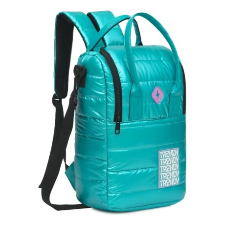 Mochila Trendy con correa desmontable Turquesa