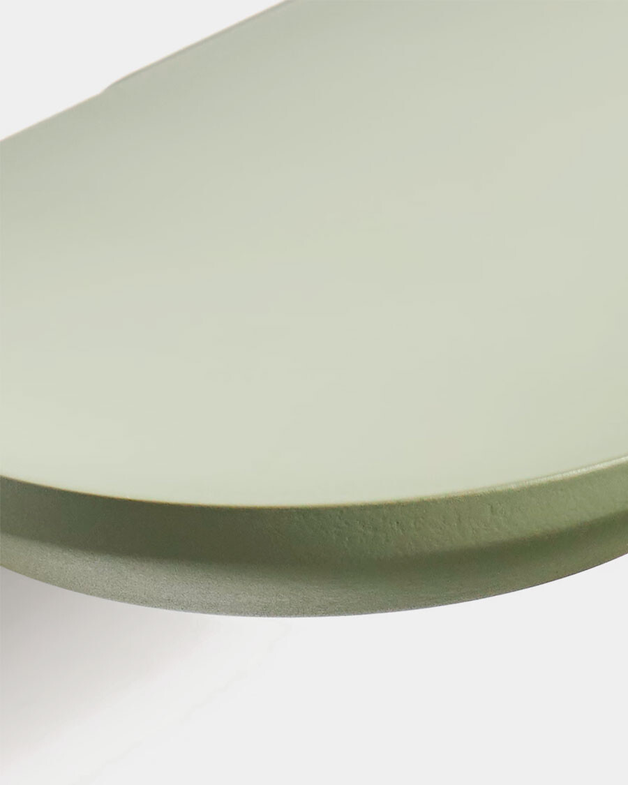 Set Arely de 2 estantes de MDF con acabado lacado verde 30 cm / 55 cm