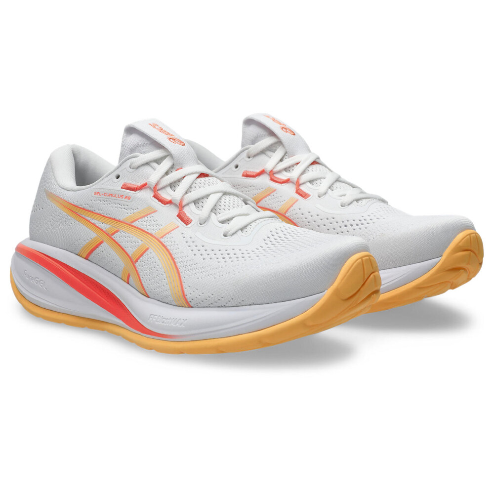 Zapatillas Running Gel-Cumulus 28 Mujer White/orange Glow
