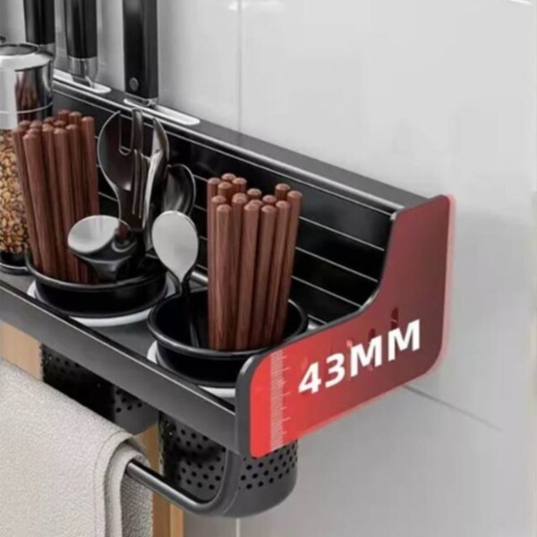 Organizador de cocina estante ganchos especieros y utensilios 58cm Imback Organizador de cocina estante ganchos especieros y utensilios 58cm Imback