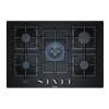 Anafe a Gas Bosch 5 hornallas de Vidrio negro Anafe a Gas Bosch 5 hornallas de Vidrio negro