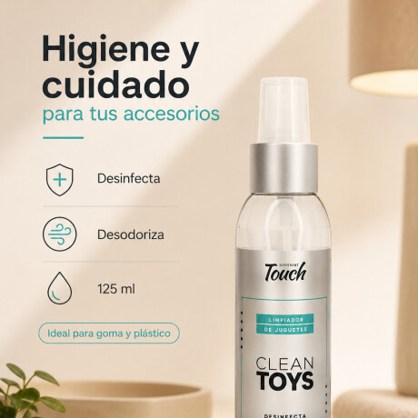 Limpiador De Juguetes Y Sanitizante Different Touch 125cc Limpiador De Juguetes Y Sanitizante Different Touch 125cc
