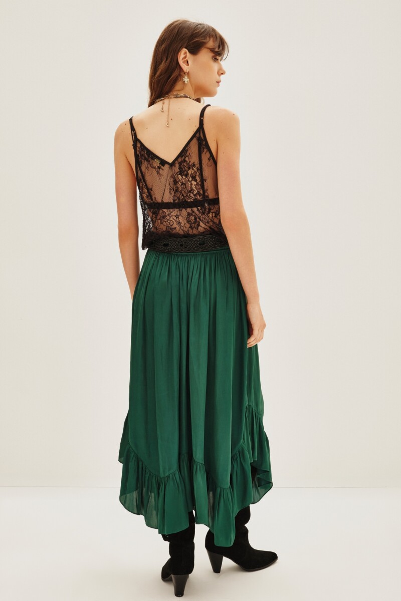 Falda Pathan Verde