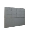 Respaldo King London Gris