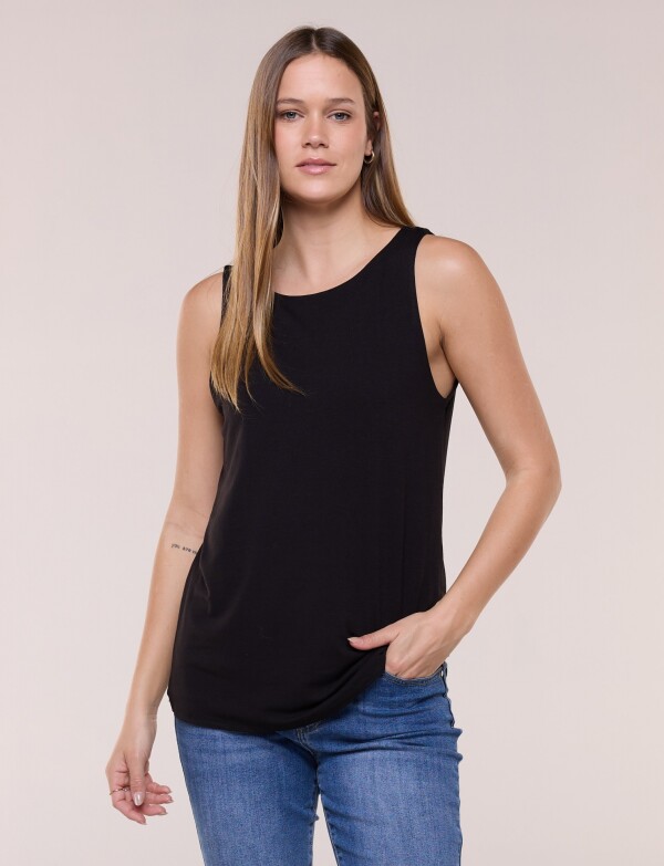 Musculosa Basica NEGRO