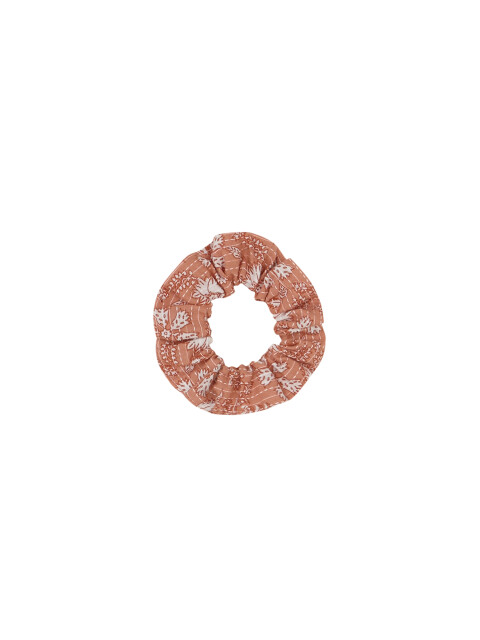 Scrunchie Flor India Gris