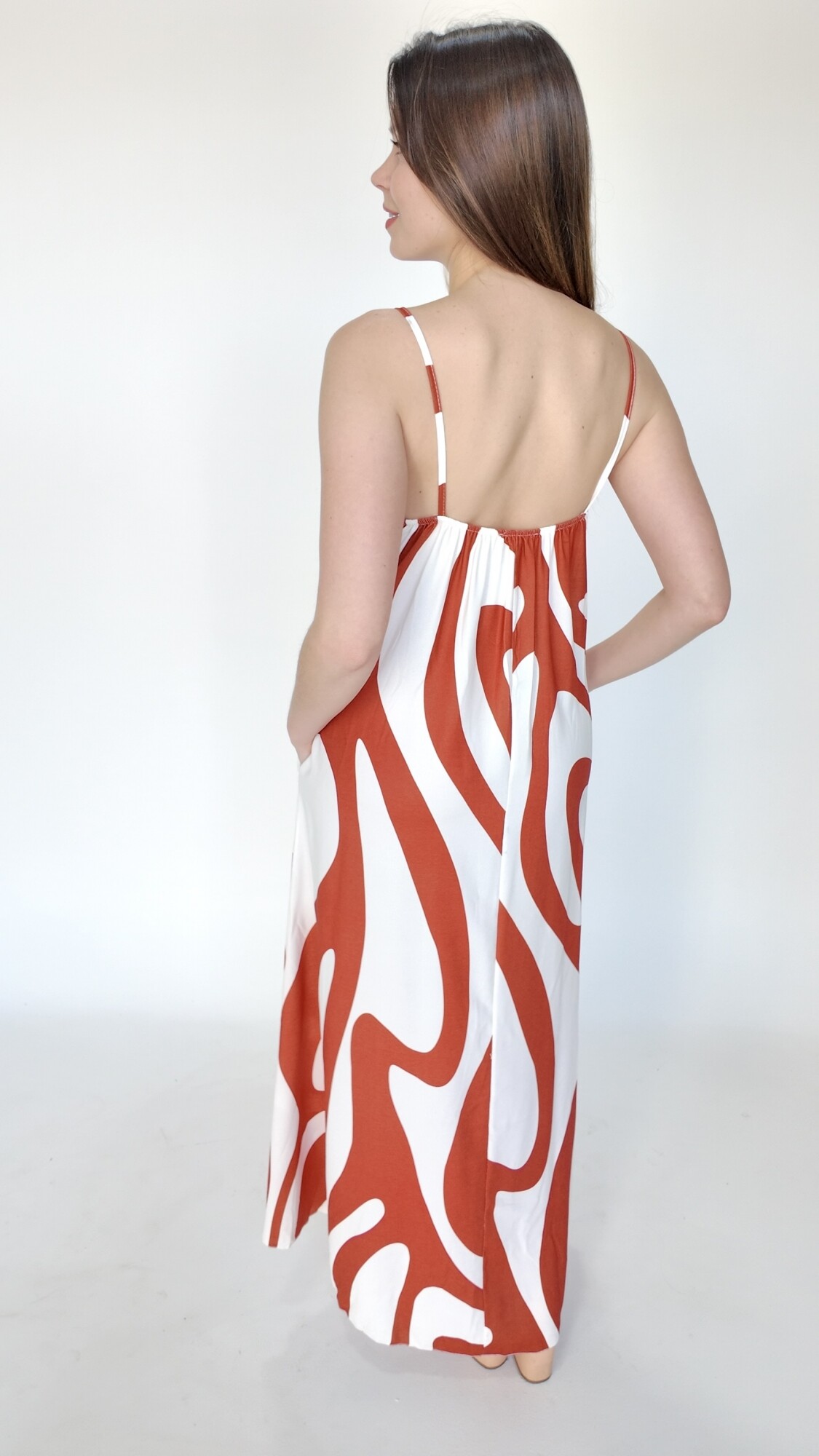 Vestido Vialuna Naranja