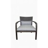 Poltrona Omega tapizado tela gris - PRODUCTO CON DETALLES - Poltrona Omega tapizado tela gris - PRODUCTO CON DETALLES -