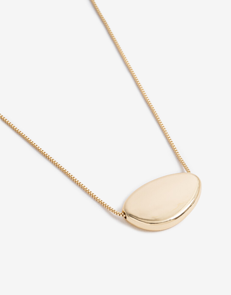 Collares Largos Metal Collar Largo Metal - Dorado