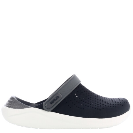 Zueco de Hombre Crocs Lite Ride Negro - Gris Humo