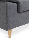 Sofá GEDVED chaise longue gris Sofá GEDVED chaise longue gris