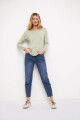 Sweater basico verde pastel