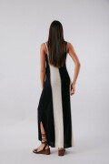 Vestido Cala NEGRO Y CRUDO