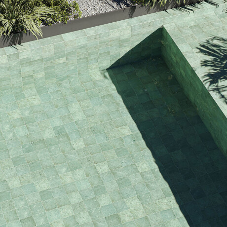 Cerámica VERDE JADE destonificado 20X20 APTO PISCINA GAMAS DE VERDE