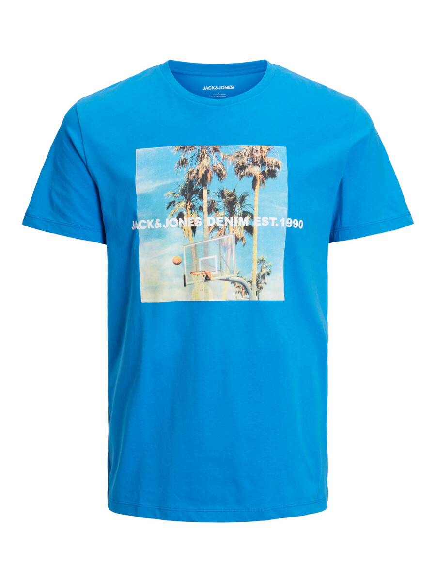 CAMISETA GEM ESTAMPADO - French Blue 