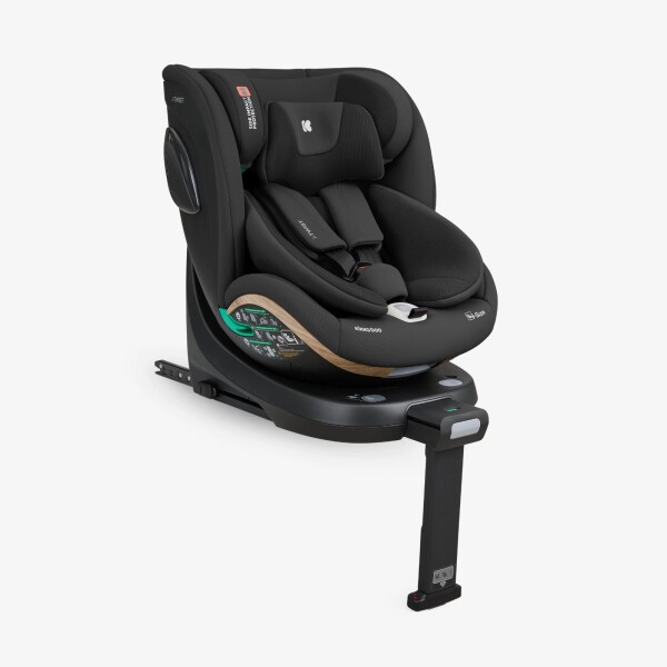 Butaca i-TWIST KIKKABOO ISOFIX 360 0-36kg C LEG SUPPORT - black Butaca i-TWIST KIKKABOO ISOFIX 360 0-36kg C LEG SUPPORT - black