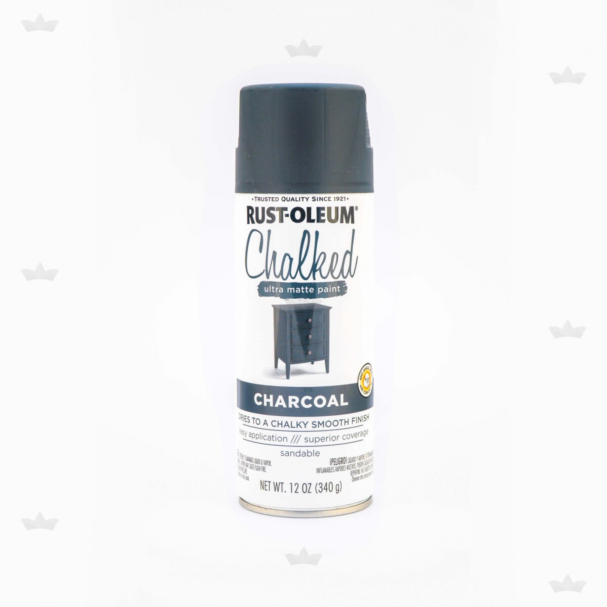 AEROSOL CHALKED RUST OLEUM GRIS CARBON- 340GRS - N/A 