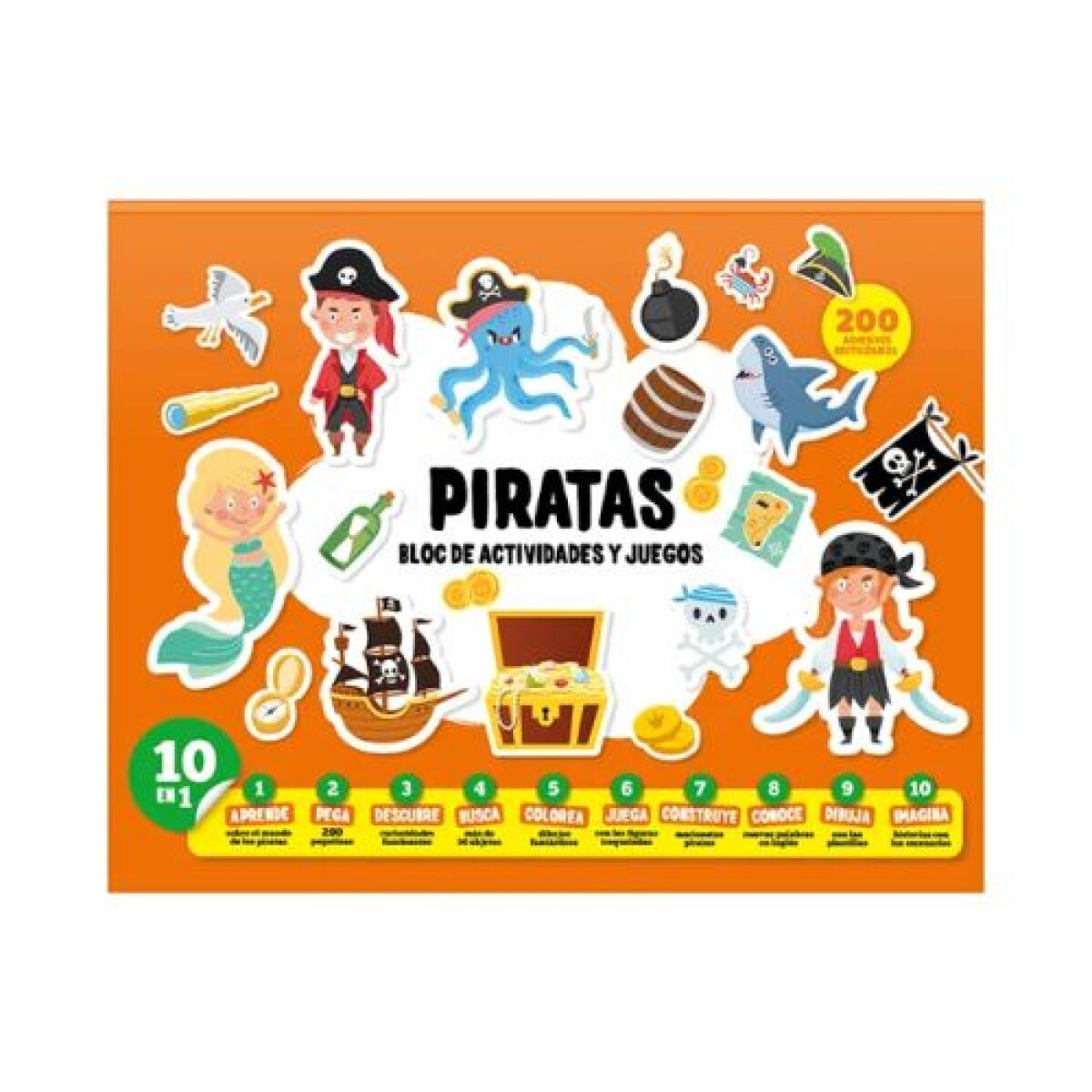 Block de actividades y juegos Imagiland Piratas - Block De Actividades Y Juegos Imagiland Piratas 