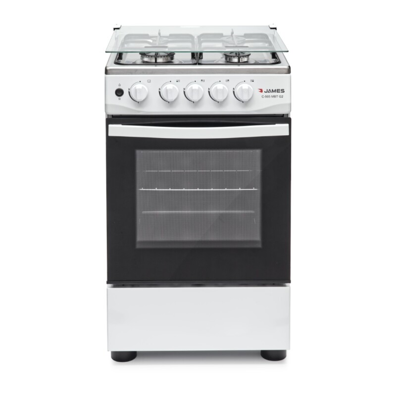 Cocina James C 505 Mbt G2 Multigas Color Inox Con Puerta Con Visor Cocina James C 505 Mbt G2 Multigas Color Inox Con Puerta Con Visor