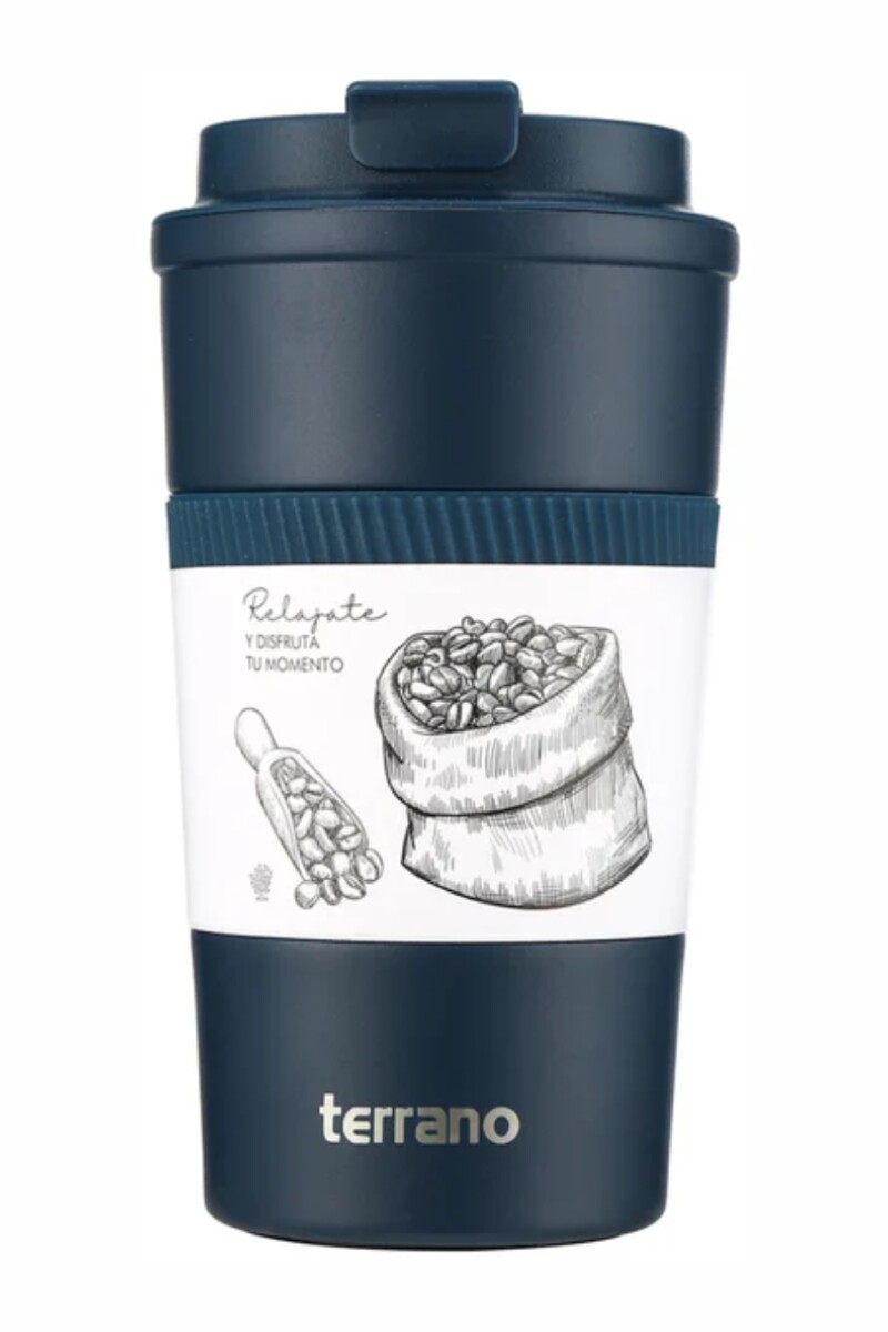 TERRANO VASO CAFE 510 ML AZUL