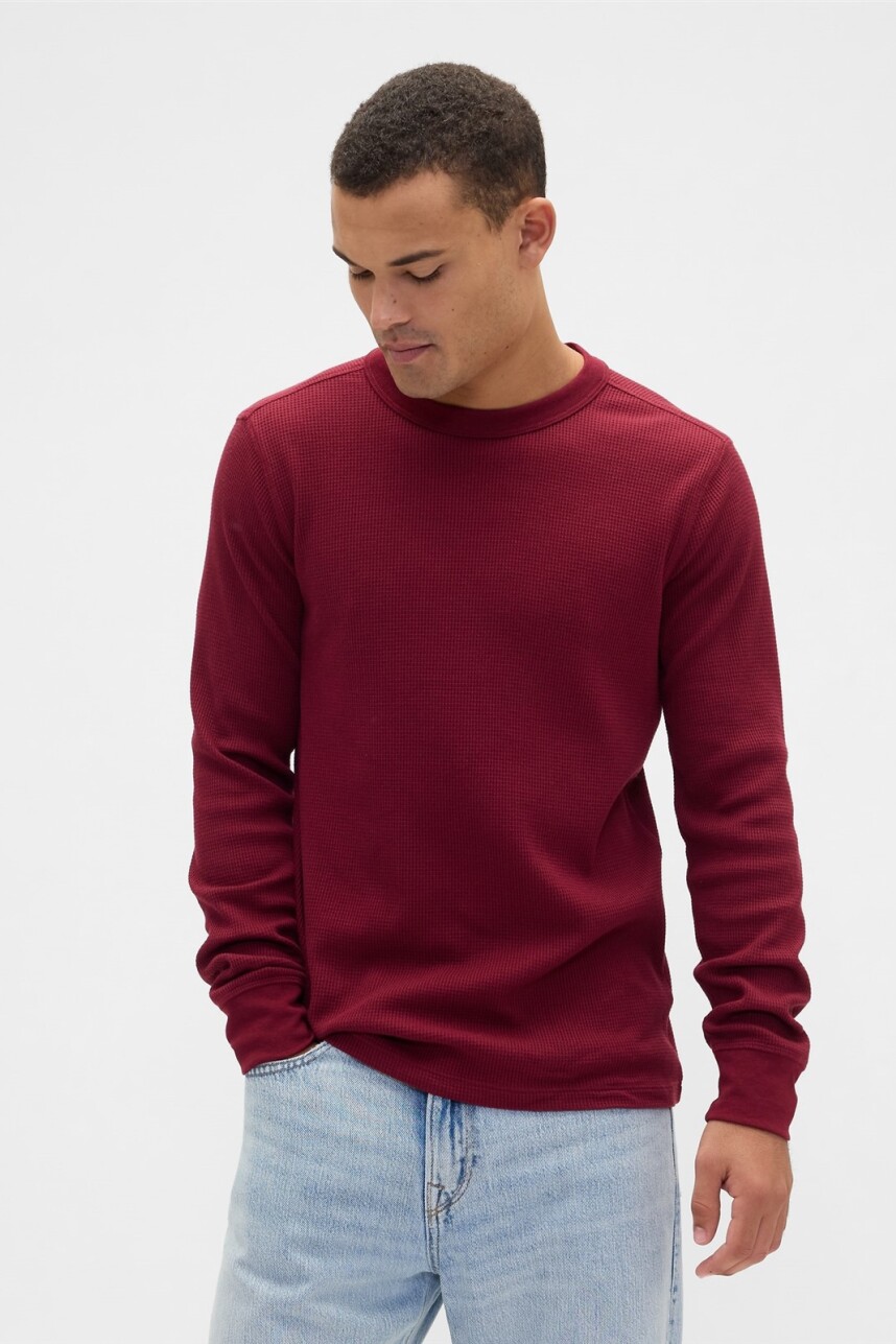 Remera Waffle Hombre Red Delicious