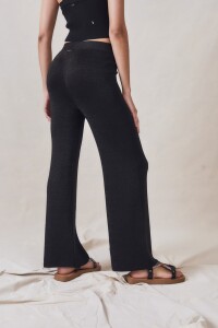 Pantalón Tejido Negro