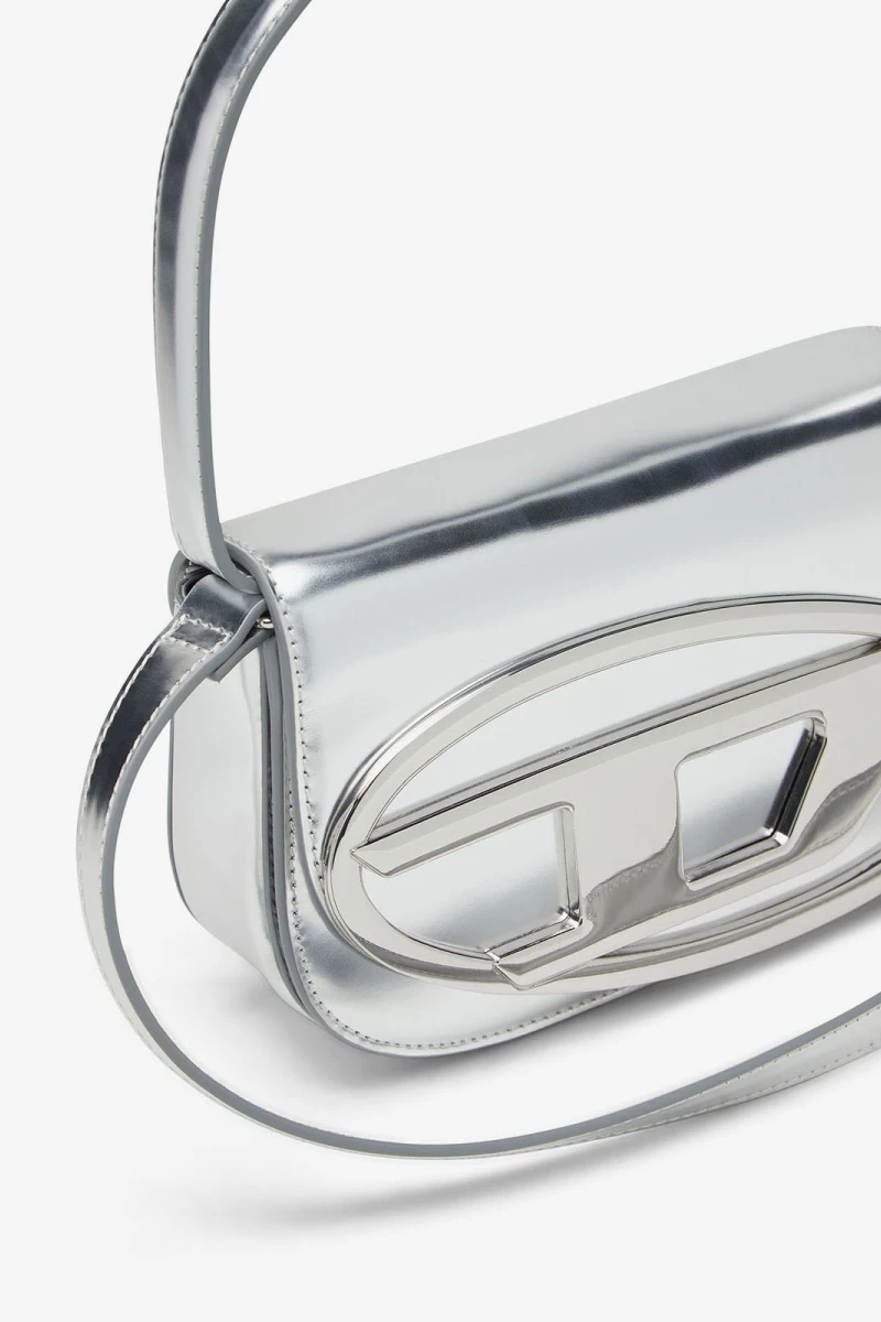 BOLSO 1DR CUERO ESPEJADO Plata