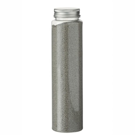 ARENA DECORATIVA PLASTICO GRIS 630GR