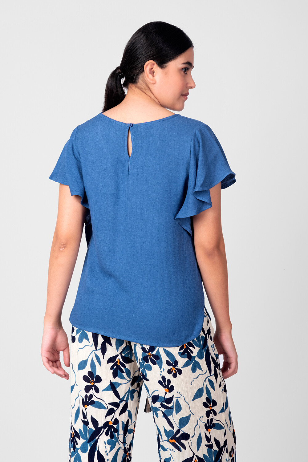 Blusa Chavez Azul Piedra