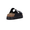 Sandalias Mujer Darkness Plataforma Y Hebillas Negro
