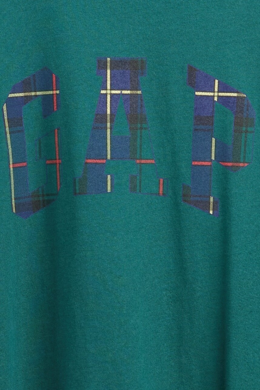 Remera Logo Gap Mujer June Bug 2