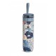 Botella Stanley flowstate sprint 590 ml Celeste floral