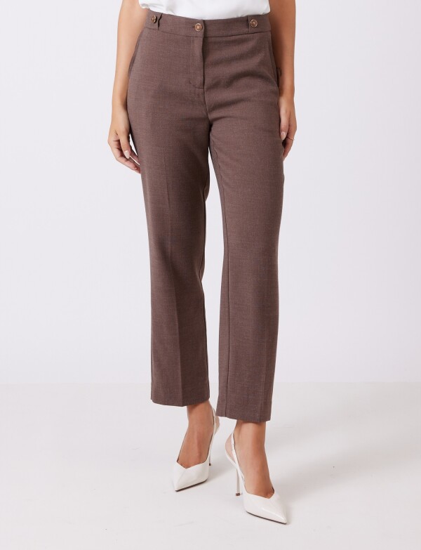 Pantalon Confort Recto MARRON