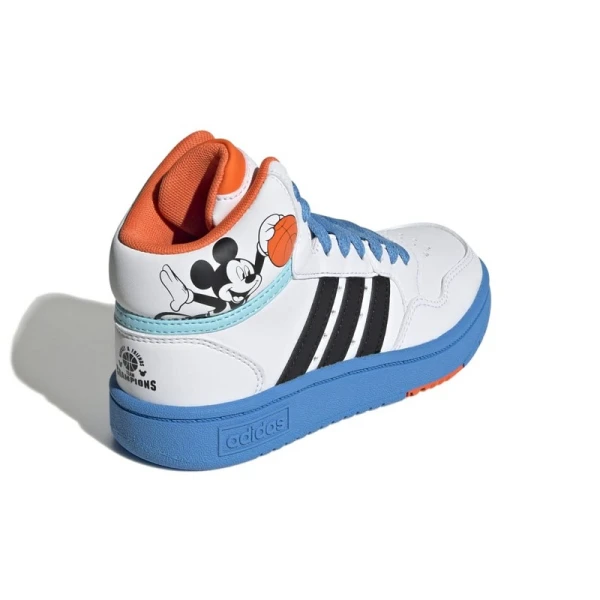 Championes Adidas Hoops Mid 3.0 Mickey Blanco