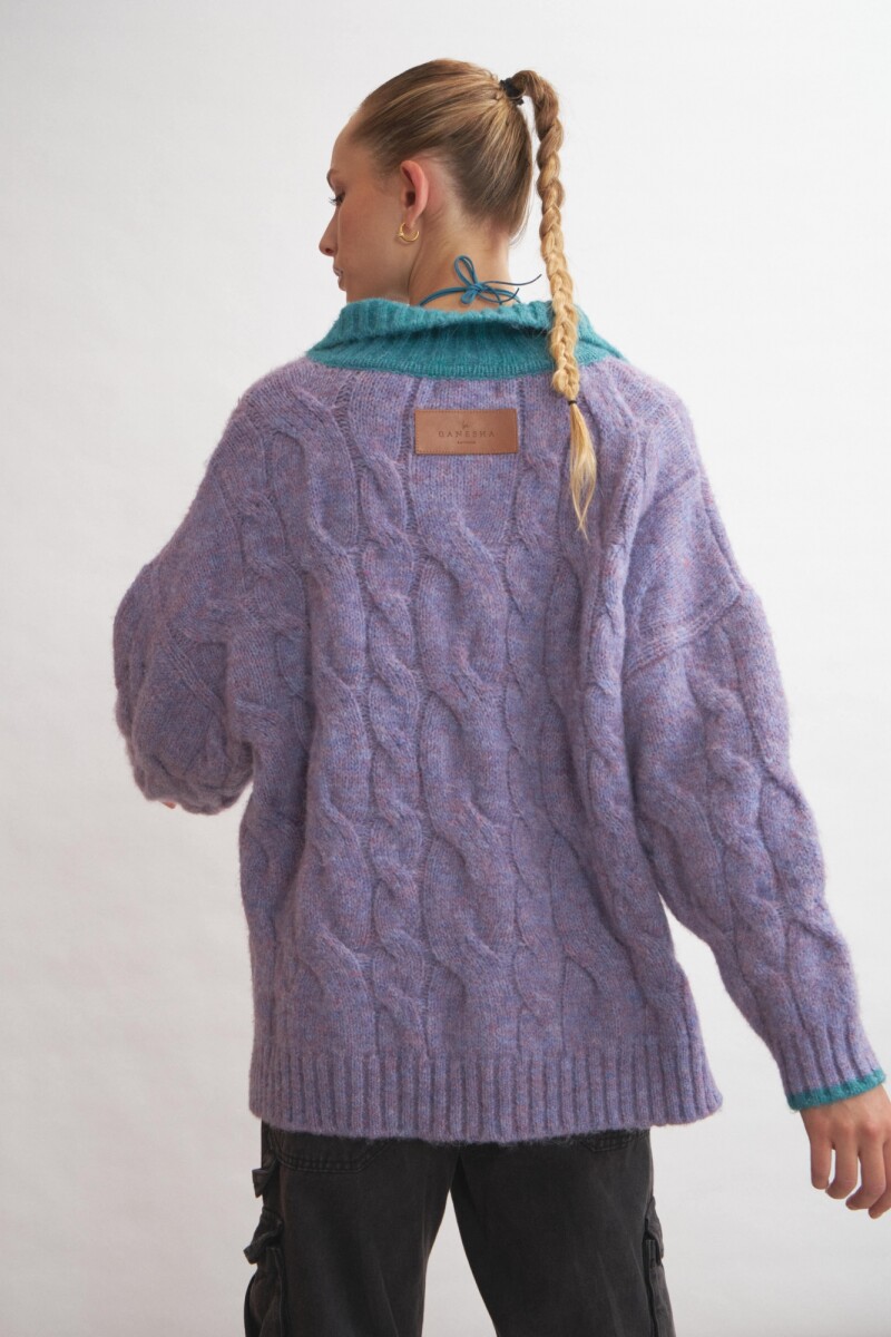 Sweater Polo Lila