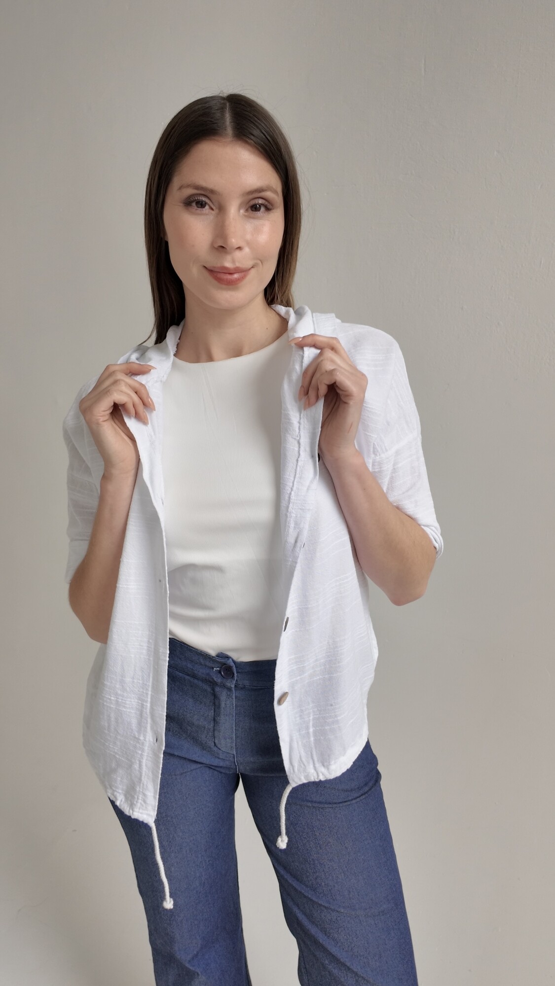 Campera Emilia Blanca