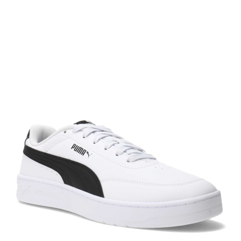 Championes de Hombre Puma Court Classic Clean Blanco - Negro