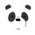 Vaso Escandalosos con sorbito Panda