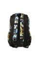 Mochila nylon estampada Azul