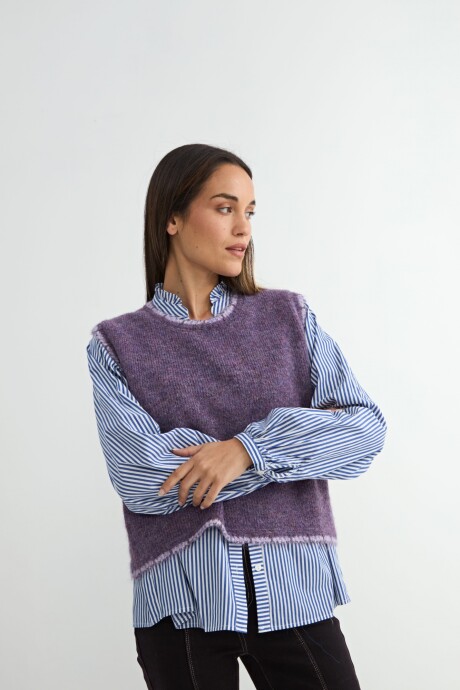CHALECO ADAGIO VIOLETA