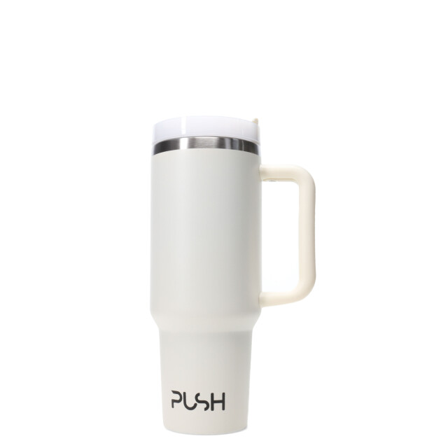 Botella Push Con Asa Blanco