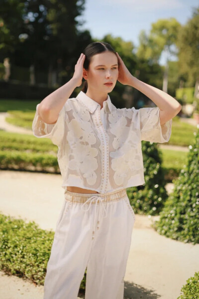 CAMISA WILD FLOWER Blanco