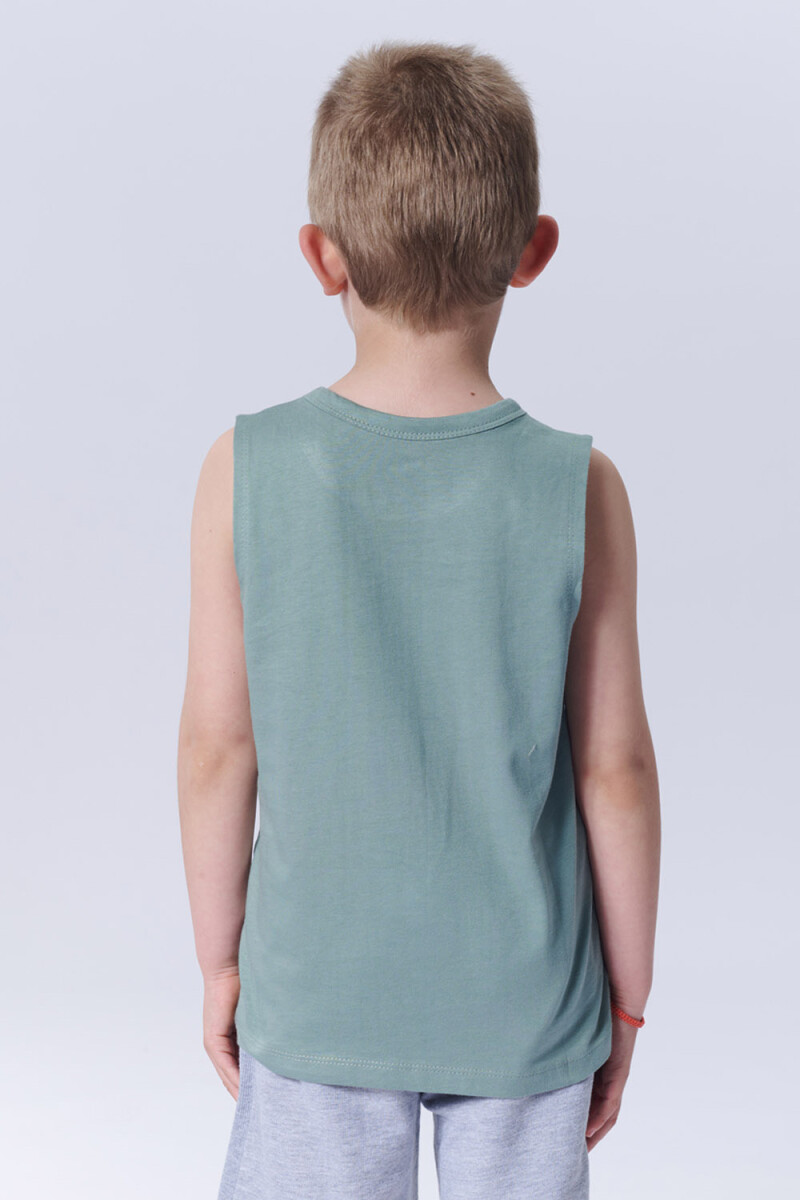 Musculosa básica Verde